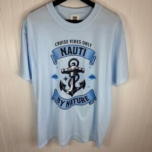 Nauti By Nature Cruise T-Shirt Mens Size Large NWOT